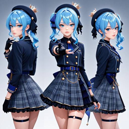 Hoshimachi Suisei in First Costume