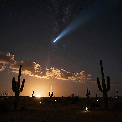 Epic Starry Desert Nightscape