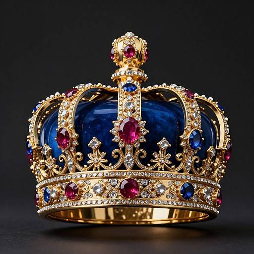 Ultra-Realistic Ornate Jewel Crown