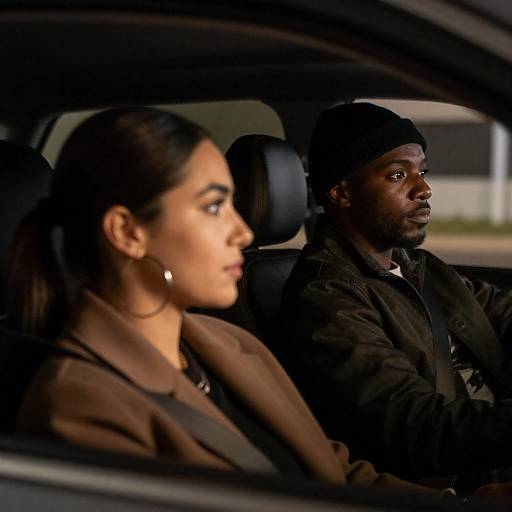 Intimate Nighttime Car Photograph