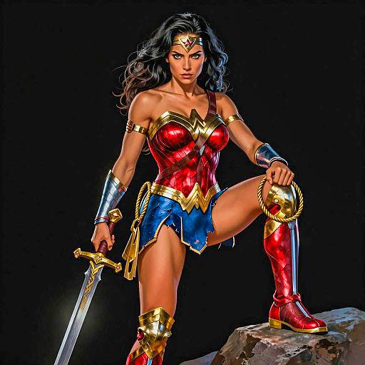 Wonder Woman Digital Illustration