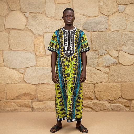 Man in Traditional West African Costume