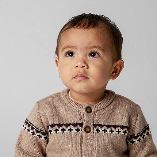 Adorable Baby Boy in Luxury Attire