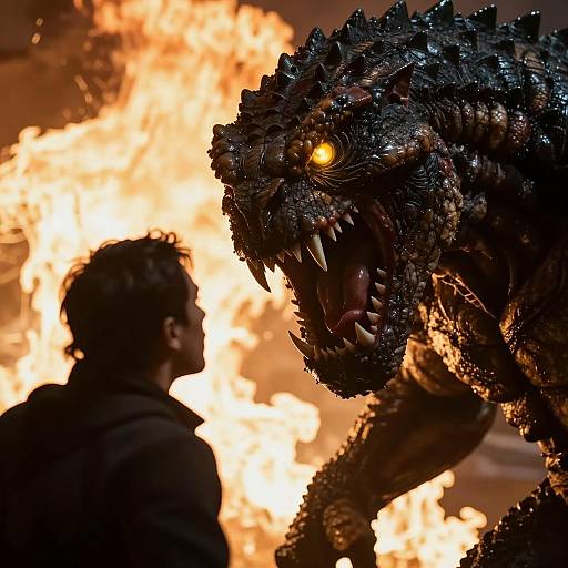 Intense Monster versus Human Showdown