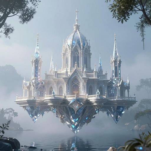 Majestic Floating Crystal Palace