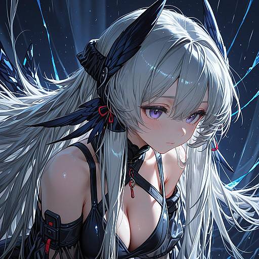 Illustration of Mulberry (arknights), arknights in the style of Rinotuna