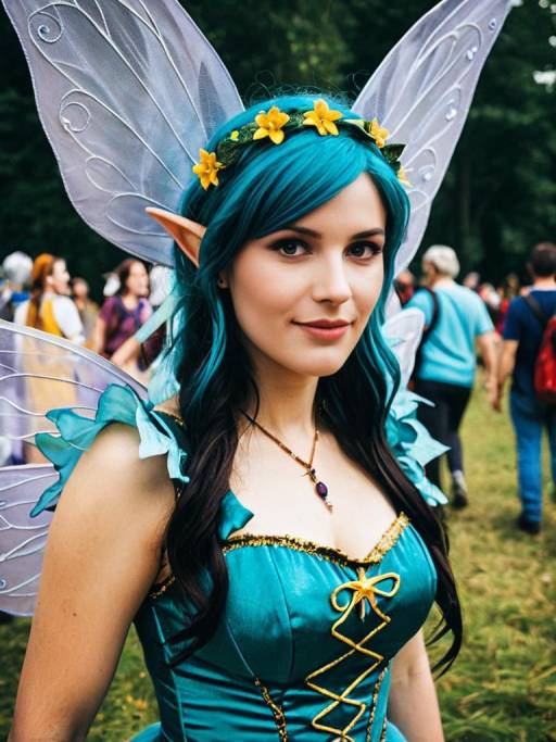 Enchanting Fairy Cosplay at Fantasy Festival