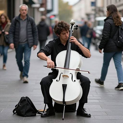 Serene Street Cello Performance