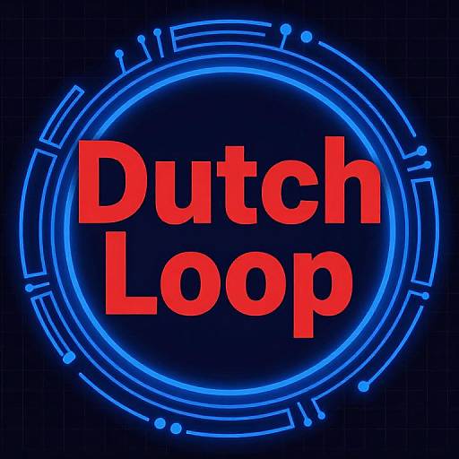 Neon-style digital graphic with bold red text 