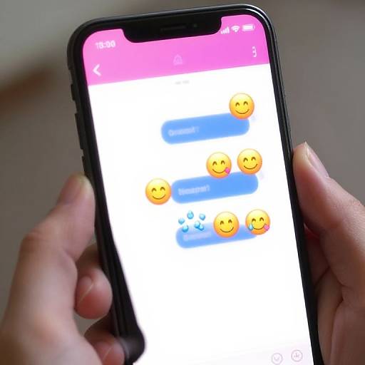 Smartphone Emoji Chat Animation