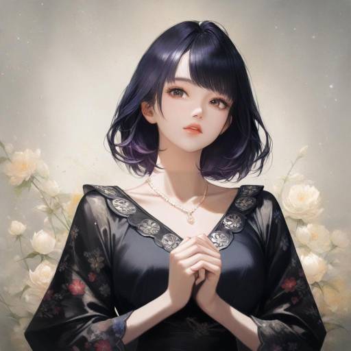 Elegant Portrait of Raiden Shogun