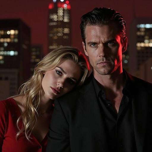 Intense Shadows in a Cityscape