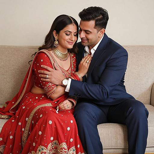 Rakshabandhan Celebration in Traditional Attire