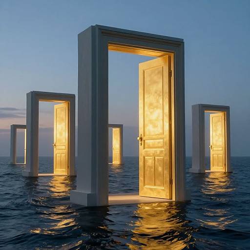Golden Ocean Doors to Imagination