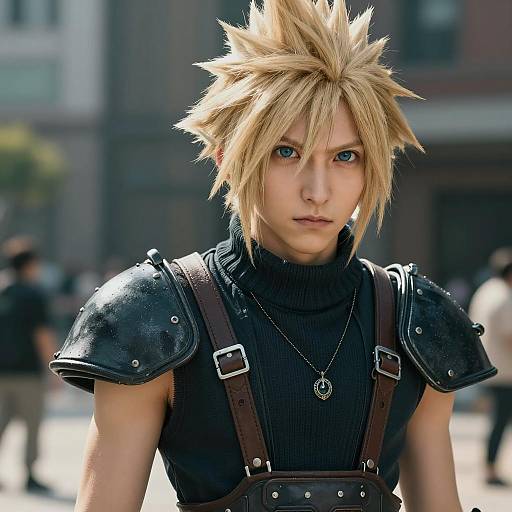 Realistic Cloud Strife Costume Design