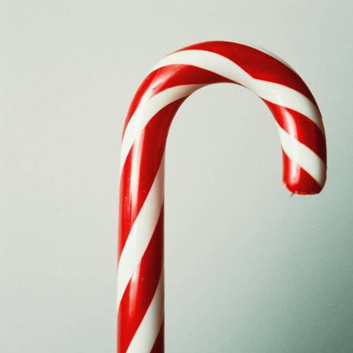 Close-up Red and White Candy Cane
