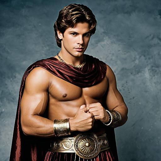 Greek God Costume Male Model