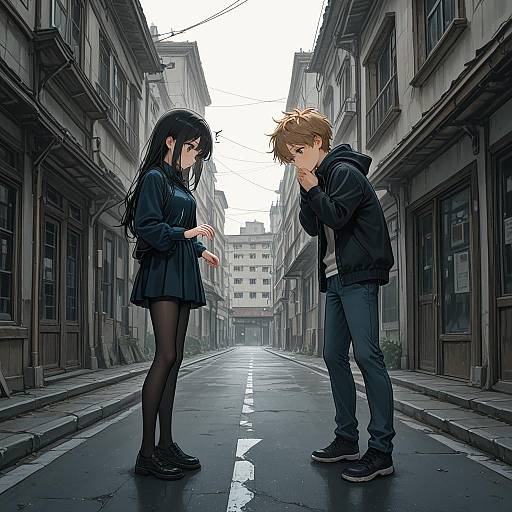 Surprised Girl in Grizzly Casual Wear