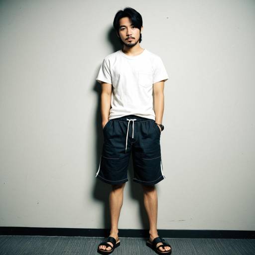 Realistic Male in Slip Shorts Costume
