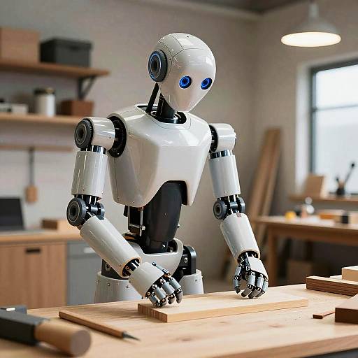 Robot Carpenter at Work