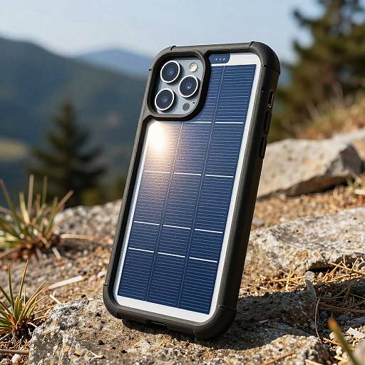 Solar Panel iPhone Case Outdoors