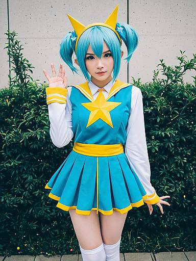 Cosplay photo of hagoromo lala. Costume clothes