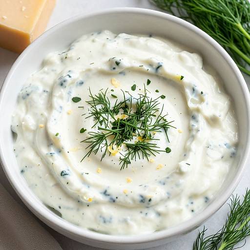Dill Leaves and Parmesan Dip Recipe