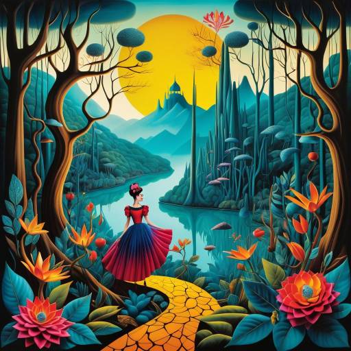 Mystical Forest with Enigmatic Beauty