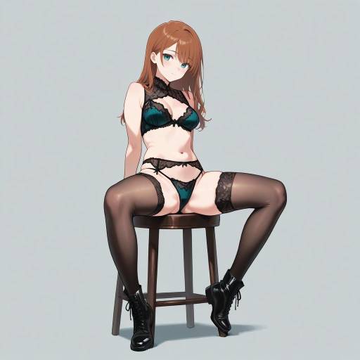 Radiant Girl in Intricate Lingerie Radiant Girl in Intricate Lingerie