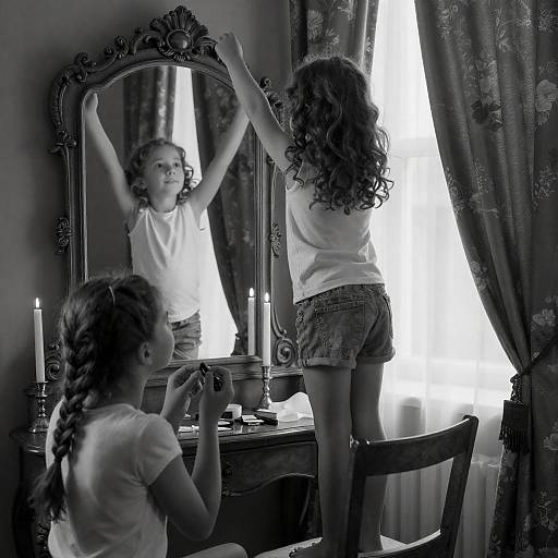 Captivating Reflection of Childhood Moments