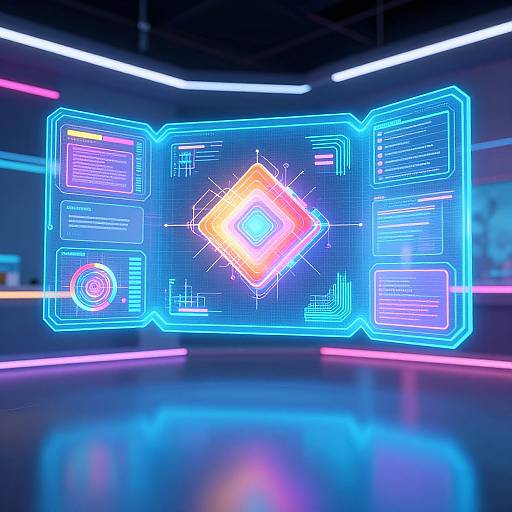 Futuristic Digital Interface Concept