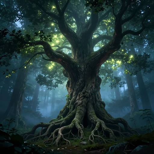 Ancient Enchanted Towering Tree