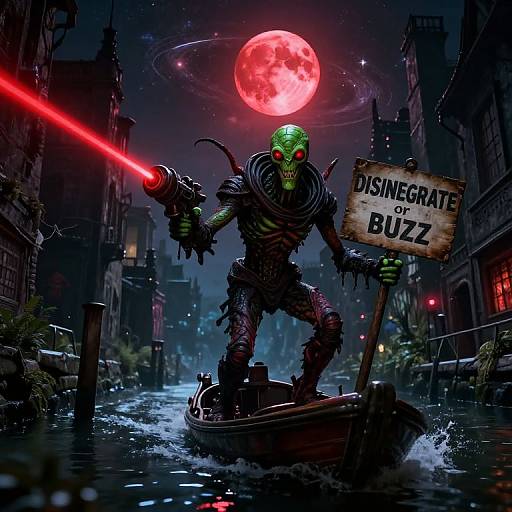 Eerie Galactic Gondola Invasion