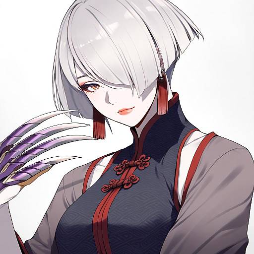 Illustration of A.k.i. (street fighter), street fighter in the style of Valefal coneri