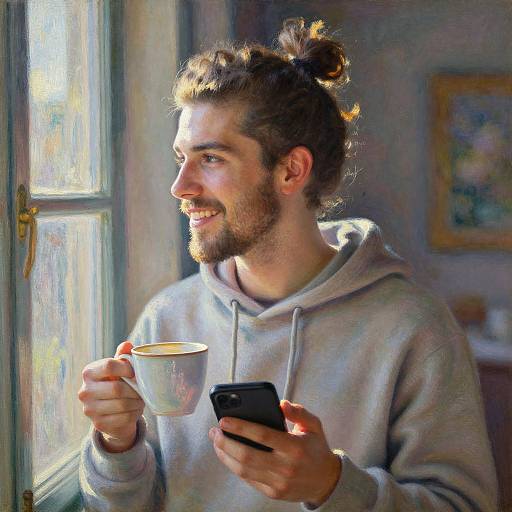 Morning Reflection in Cozy Hoodie