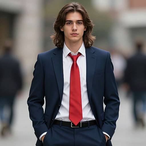 Realistic Semi-Formal Male Portrait