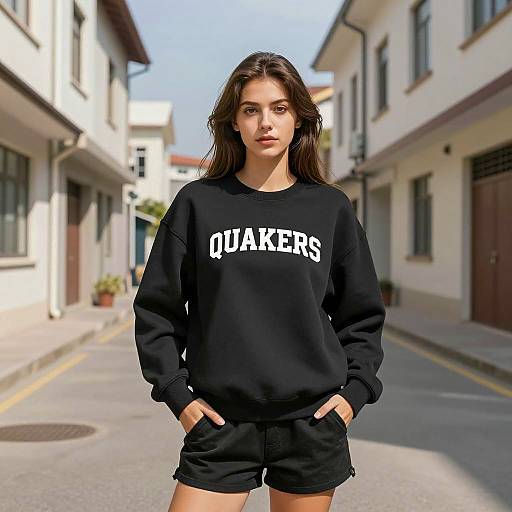 Urban Casual Style: Trendy Sweatshirts for Women