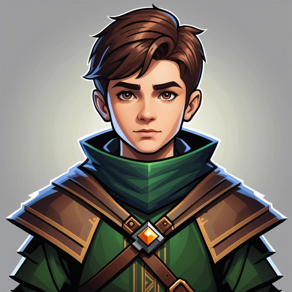 Pixel Art Rogue NPC Portrait Design