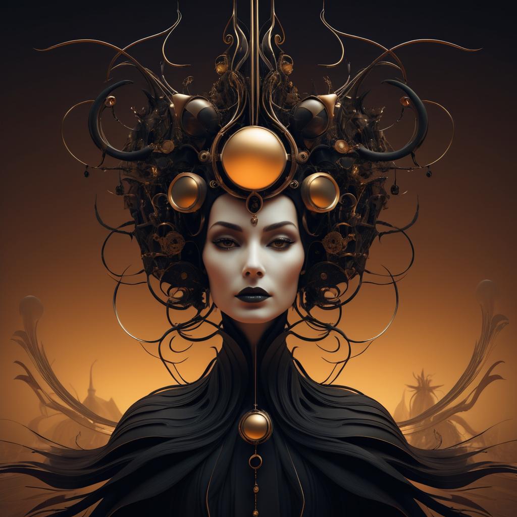 Surreal Ominous Character with Dalí Influence