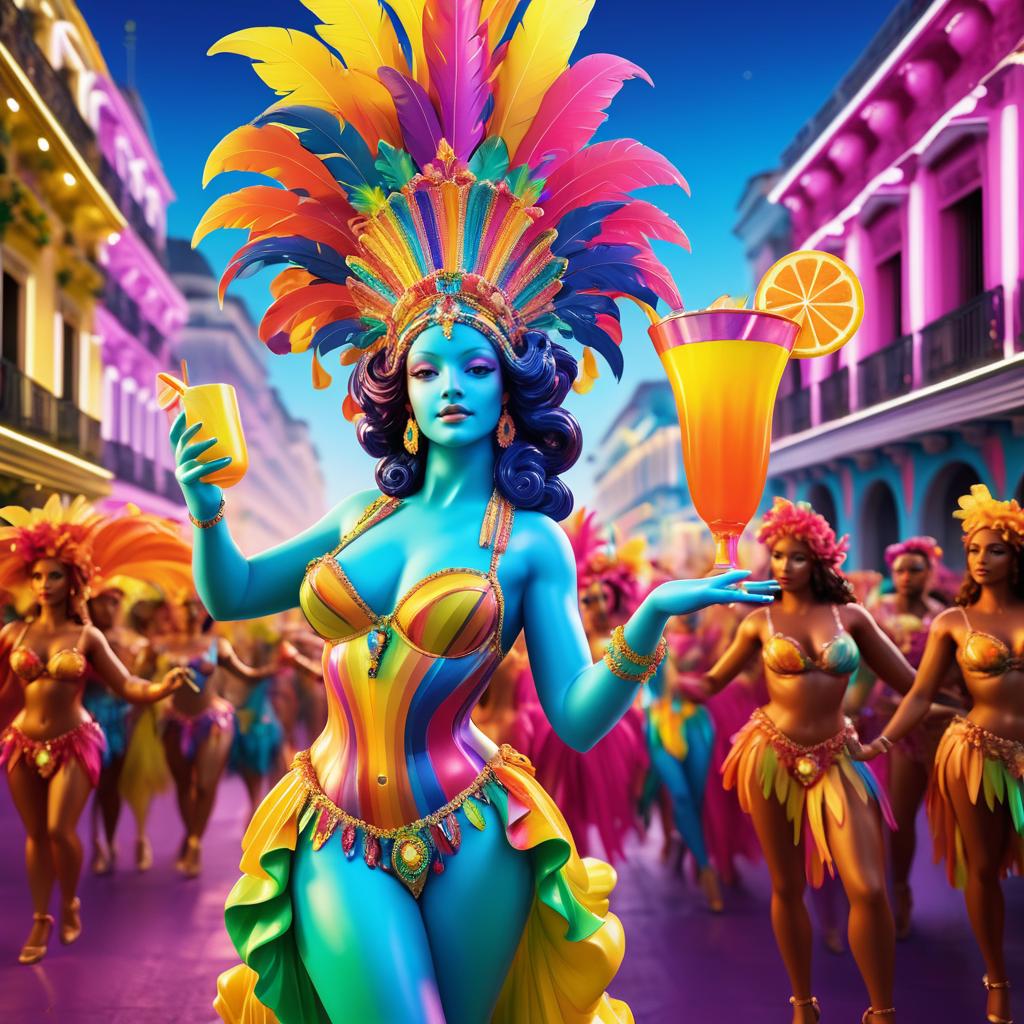 Venus de Milo Celebrates Rio Carnival