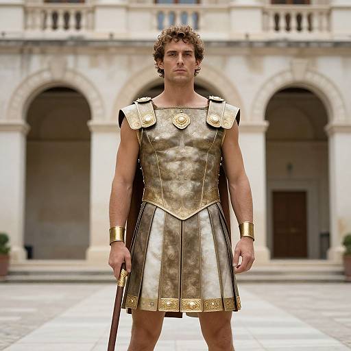 Male in Greek Gods Roman Costume