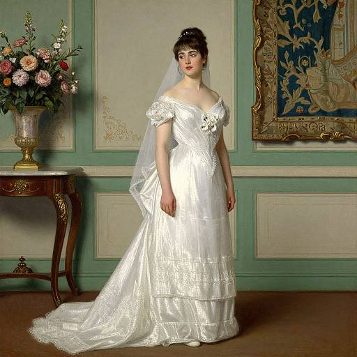 Vintage Wedding Portrait by Elwell