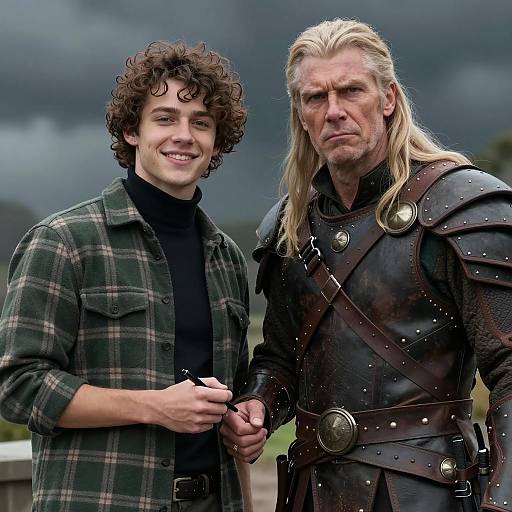 Portrait of a Young Man and Mentor