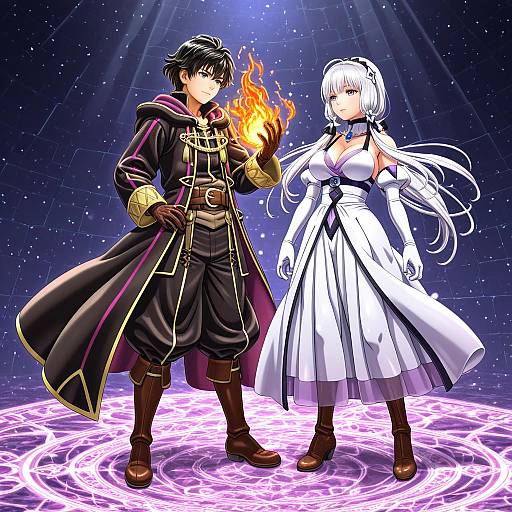 Illustration of Morgan (male) (fire emblem), fire emblem in the style of Kohsaka jun