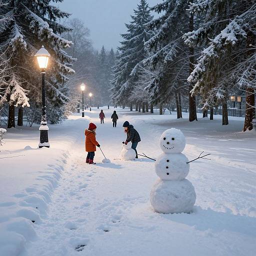 Magical Winter Wonderland Scene