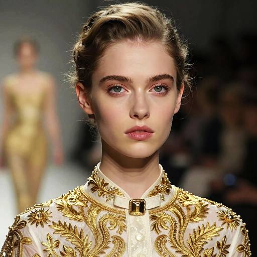 Hyper-Realistic Haute Couture Portrait