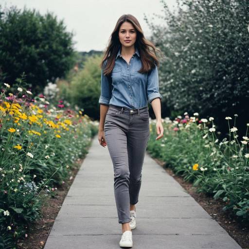 Stylish Outdoor Denim Look for Women
