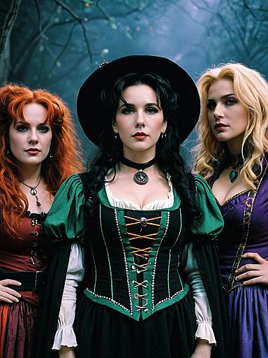 Hocus Pocus Cosplay Group Portrait