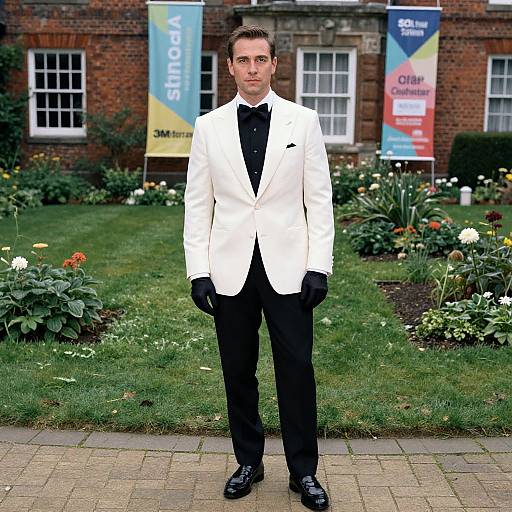 Sophisticated Man in Vintage Formal Wear