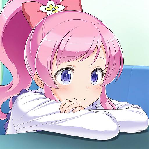 Illustration of Momoyama mirai, pretty series in the style of Yone kinji